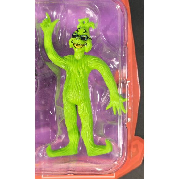 VTG Dr. Seuss How The Grinch Stole Christmas Extreme Dirt Bike Bendable Figure - Picture 4 of 8